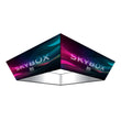 Load image into Gallery viewer, Tapered Square Overhead Hanging Banner - Trade Show Ceiling Sign