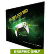Load image into Gallery viewer, GRAPHIC ONLY - 10 Ft. Fabric Pop Up Overjoyed Display - 89"H - Trade Show Exhibit Booth