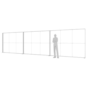 BACKLIT - 30ft x 7.4ft SEGO Modular Double-Sided Lightbox Display Configuration A30
