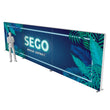 Load image into Gallery viewer, BACKLIT - 30ft x 7.4ft SEGO Modular Double-Sided Lightbox Display Configuration A30