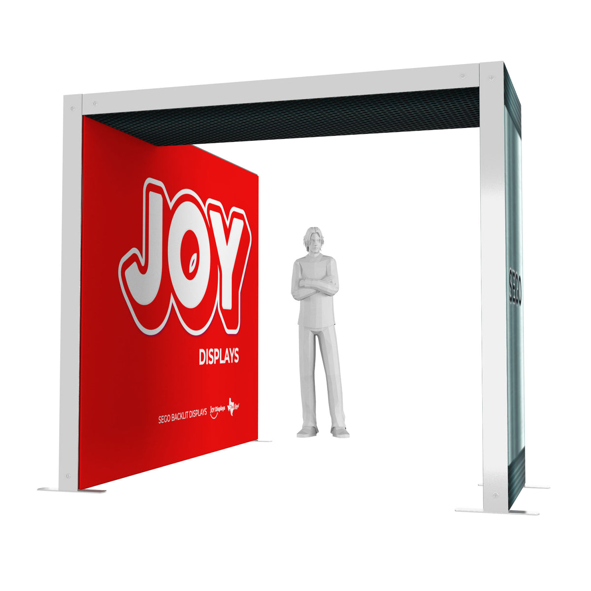 BACKLIT 9.8ft X 7.4ft SEGO Backlit Exhibit with Bridge Configurati Joy Displays