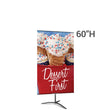 Load image into Gallery viewer, Large Classic Banner Silver Stand Travel Base