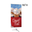 Load image into Gallery viewer, Large Classic Banner Silver Stand Travel Base