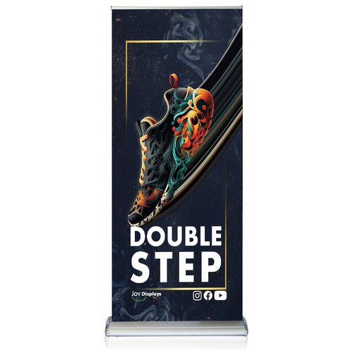36 In. Doublestep Double-Sided Retractable Banner - 69