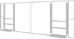 Load image into Gallery viewer, 20ft Hybrid Pro 36 Trade Show Exhibit Backwall