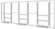 Load image into Gallery viewer, 20ft Hybrid Pro 37 Trade Show Exhibit Backwall