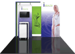 Load image into Gallery viewer, 10ft Hybrid Pro Backwall Exhibit 03