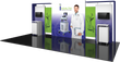 Load image into Gallery viewer, BACKLIT - 20ft Hybrid Pro 11 Trade Show Exhibit Backwall
