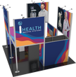 Load image into Gallery viewer, 20X20 Trade Show Exhibit - Island Booth Hybrid Pro 19B