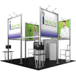 Load image into Gallery viewer, 20X20 Trade Show Exhibit - Island Booth Hybrid Pro 19