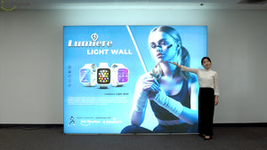 BACKLIT - 10ft X 7.5ft Lumière Light Wall® - Trade Show Exhibit Booth
