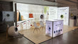 Load image into Gallery viewer, Lumière Light Wall® 7.5ft X 7.5ft - Trade Show Exhibit Booth (Backlit)
