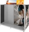 Load image into Gallery viewer, MODIFY Gondola with Double Sided Slatwall panel - 76.5&quot;W x 72&quot;H - Product Display with Graphics
