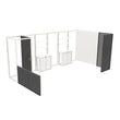 Load image into Gallery viewer, 20 X 10 ft. Modco® 23 Trade Show Island Exhibit with Storage Room