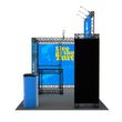 Load image into Gallery viewer, 20ft X 12.5ft Origami SEG Truss Trade Show Displays Inline-B  - 20x20 Exhibit