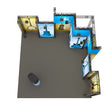 Load image into Gallery viewer, 19ft x 19ft Origami SEG Truss Island Exhibit - D - 20x20 Exhibit