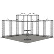 Load image into Gallery viewer, 19ft x 19ft Origami SEG Truss Island Exhibit - D - 20x20 Exhibit