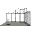 Load image into Gallery viewer, 19ft x 19ft Origami SEG Truss Island Exhibit - D - 20x20 Exhibit