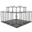 Load image into Gallery viewer, 19ft x 19ft Origami SEG Truss Island Exhibit - D - 20x20 Exhibit