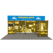 Load image into Gallery viewer, 29ft x 13ft Origami SEG Truss Island Exhibit - E - 30x20 Trade Show Booth