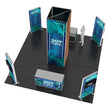 Load image into Gallery viewer, BACKLIT - 20X20 SEGO Trade Show Booth Double-Sided Lightbox - Configuration Q2