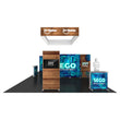 Load image into Gallery viewer, BACKLIT - 20X20 SEGO Trade Show Booth Double-Sided Lightbox - Configuration Q3