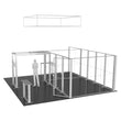 Load image into Gallery viewer, BACKLIT - 20X20 SEGO Trade Show Booth Double-Sided Lightbox - Configuration Q3