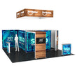 Load image into Gallery viewer, BACKLIT - 20X20 SEGO Trade Show Booth Double-Sided Lightbox - Configuration Q3