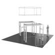 Load image into Gallery viewer, BACKLIT - 20X20 SEGO Trade Show Booth Double-Sided Lightbox - Configuration Q5