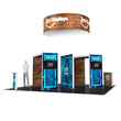 Load image into Gallery viewer, BACKLIT - 20X20 SEGO Trade Show Booth Double-Sided Lightbox - Configuration Q5
