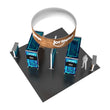 Load image into Gallery viewer, BACKLIT - 20X20 SEGO Trade Show Booth Double-Sided Lightbox - Configuration Q5