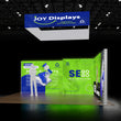 Load image into Gallery viewer, BACKLIT - 20X20 SEGO Backlit Exhibit with Storage Room - Configuration Q