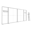 Load image into Gallery viewer, BACKLIT - 20ft X 7.4ft SEGO Backlit Exhibit with TV Mounts - Configuration R20