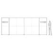 Load image into Gallery viewer, BACKLIT - 20ft X 7.4ft SEGO Backlit Exhibit with TV Mounts - Configuration R20