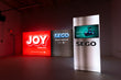 Load image into Gallery viewer, BACKLIT - 20ft x 7.4ft SEGO Modular Double-Sided Lightbox Display Configuration C20