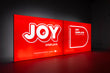 Load image into Gallery viewer, BACKLIT - 20ft x 7.4ft SEGO Modular Double-Sided Lightbox Display Configuration A