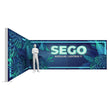 Load image into Gallery viewer, BACKLIT Exhibit - 20ft x 7.4ft SEGO Lightbox L-Shape Exhibit - Configuration H2