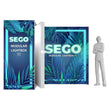 Load image into Gallery viewer, BACKLIT Display - 10ft x 7.4ft SEGO Trade Show Booth with Lockable Storage Room - Configuration J10