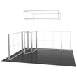 Load image into Gallery viewer, BACKLIT - 20X20 SEGO Backlit Exhibit with Storage Room - Configuration Q
