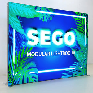 BACKLIT - 9.8 x 7.4ft. SEGO Double-Sided Lightbox