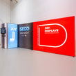 Load image into Gallery viewer, BACKLIT Displays - 20ft SEGO Trade Show Booth with Storage Room - Configuration J2