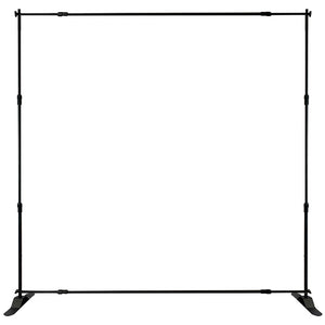 8 Ft X 7.5 Ft - Overjoyed Graphic Banner - Convention Backwall with Pole Pockets