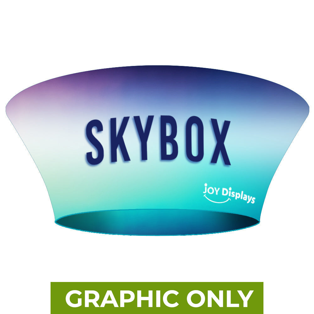 GRAPHIC ONLY 10 Ft. Tapered Circle 42 In. Overhead Hanging Banner Joy Displays