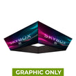 Load image into Gallery viewer, GRAPHIC ONLY - Tapered Square Overhead Hanging Banner - Trade Show Ceiling Sign - Replacement Graphic