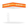 Load image into Gallery viewer, Square Overhead Hanging Banner - Trade Show Ceiling Sign