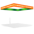 Load image into Gallery viewer, Square Overhead Hanging Banner - Trade Show Ceiling Sign
