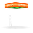 Load image into Gallery viewer, Square Overhead Hanging Banner - Trade Show Ceiling Sign