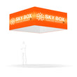 Load image into Gallery viewer, Square Overhead Hanging Banner - Trade Show Ceiling Sign