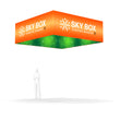 Load image into Gallery viewer, Square Overhead Hanging Banner - Trade Show Ceiling Sign