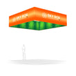 Load image into Gallery viewer, Square Overhead Hanging Banner - Trade Show Ceiling Sign